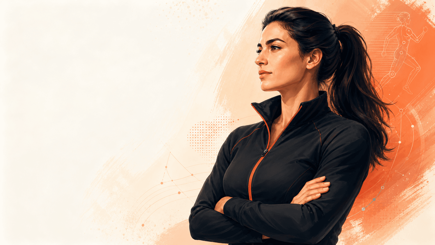 پرتره هنری مربی دوره ماراتن